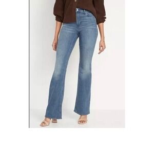 Old Navy High Rise Wow Flare Women's Sz 10 Medium Wash Blue Denim‎ jeans Y2K